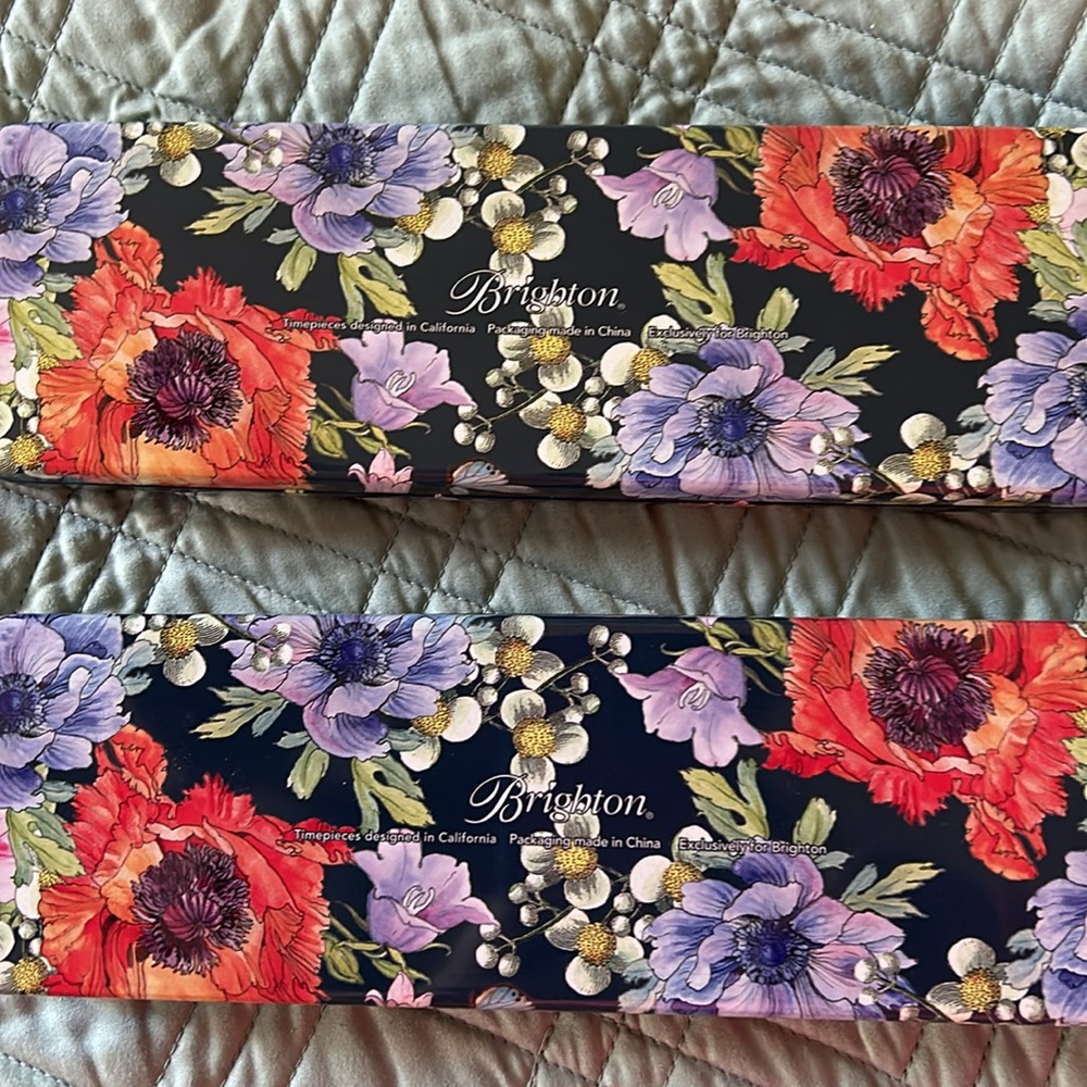 NEW Two BRIGHTON Watch/Bracelet Tins